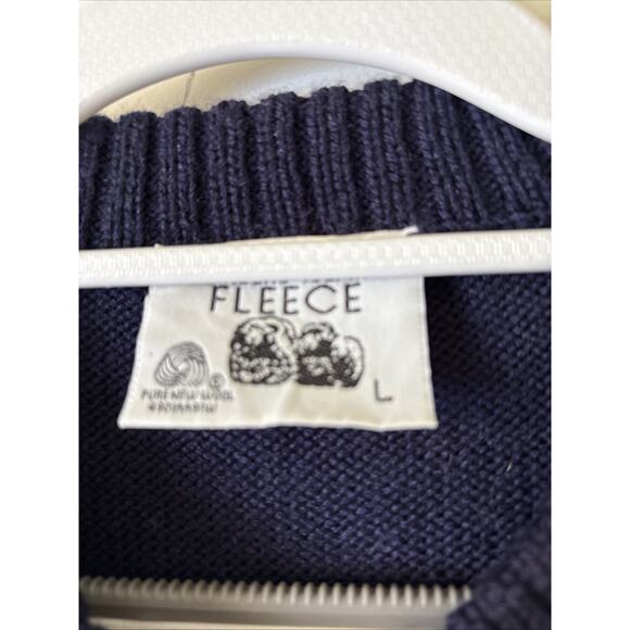 VTG Flinders Island Fleece Wool Jumper Cardigan Large Grannycore Cabincore Golf - Picture 3 of 7